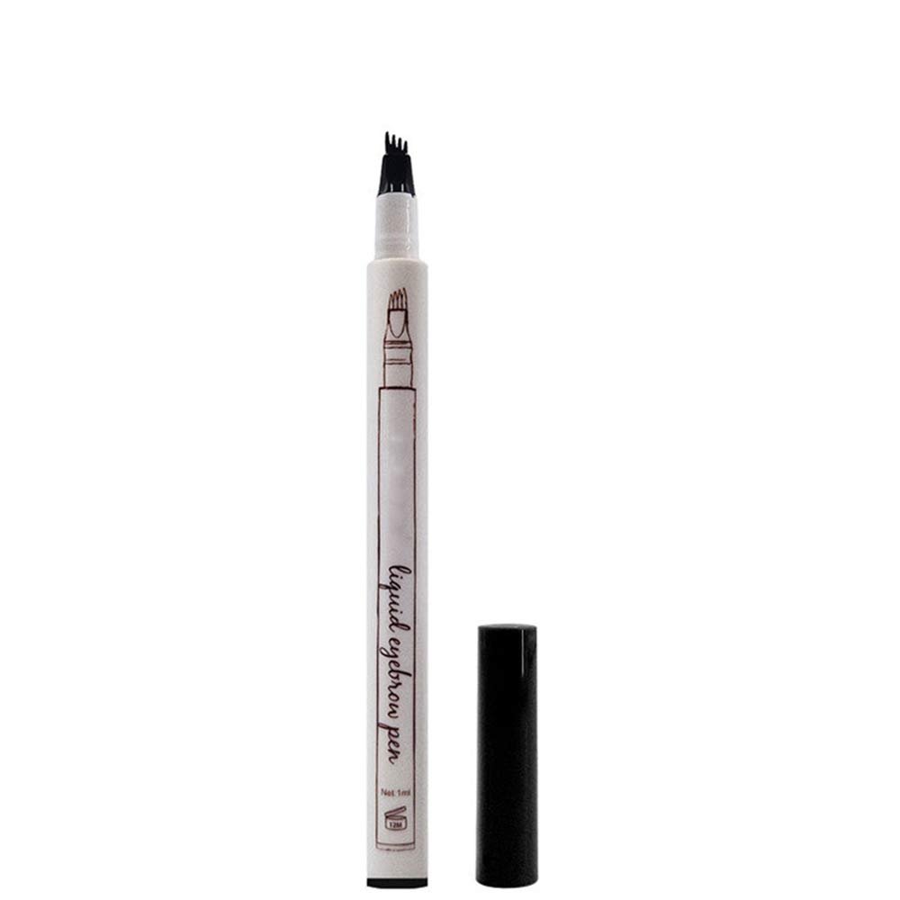 3D Eyebrow Tattoo Pen, Waterproof Long Lasting Microblading Eyebrow Pencil with a Micro-Fork Tip Applicator for Eyes Makeup/Creating Natural Looking Brows Effortlessly and Stays on All Day
