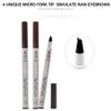 3D Eyebrow Tattoo Pen, Waterproof Long Lasting Microblading Eyebrow Pencil with a Micro-Fork Tip Applicator for Eyes Makeup/Creating Natural Looking Brows Effortlessly and Stays on All Day view 3