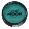 Cosmic Moon Metallic Pro Face & Body Paint Cake Pots Green - Professional Water Based Face Paint Makeup for Adults, Kids - 1.26oz view 1