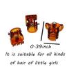 100pc/pack 1cm Hair Claws Clip for Women Girls Plastic Mini Hairpin Hair Clip Clamp Hair Accessories Gifts (100pcs brown) view 2
