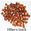 100pc/pack 1cm Hair Claws Clip for Women Girls Plastic Mini Hairpin Hair Clip Clamp Hair Accessories Gifts (100pcs brown) view 4