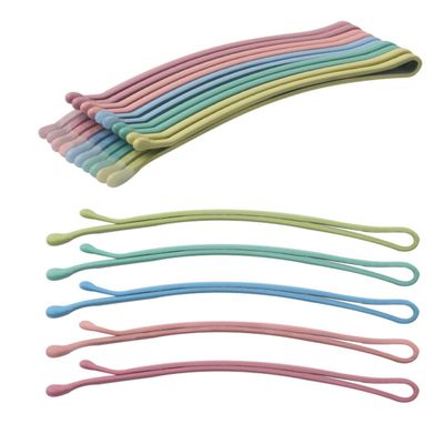 40 PCS Multi Colored Bobby Pins Metal Barrettes Hair Clips Hair Pins Hair Styling Clips for Hair Decorative (D# 2.4 Inches)