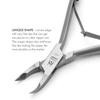 Ingrown Toenail Nippers in Leather Case  Professional Pedicure Tools  Podiatry Corner Cutters, Ethically Made in Solingen Germany with FINOX Surgical Stainless Steel, by GERMANIKURE  p184 view 2