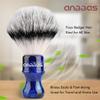 Anbbas Synthetic Badger Shaving Brush with Resin Handle,Nylon Bristles Hair Lathering Foam Brush for Men Travel Professional Wet Shaving(Blue,24 mm Knot) view 2