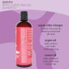 PURA D'OR 16 Oz Apple Cider Vinegar Thin2Thick Shampoo - Biotin, Castor Oil for Reduced Frizz, Split Ends, Clarifying & Detox, No Parabens, No Sulfates, All Hair Types, Men & Women view 2