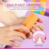 FANDAMEI Nail Files and Buffers, 20PCS Nail File Kit. Rectangular Nail Buffer Block & 100/180 Grit 7 Way Nail File & Polishing Buffer. Nail Prep Kit. Professional Manicure Nail Tools view 3