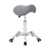 Antlu Saddle Stool Rolling Chair for Office Massage Salon Kitchen Spa Drafting,Adjustable Hydraulic with Wheels (Grey) view 1