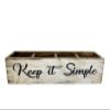 Office Supplies Desk Organizer *Hello Gorgeous, Beautiful, or Keep it Simple Cosmetic Makeup Accessory *Wood Box Tray Caddy with Dividers *Bathroom Counter decor, vanity *Beauty *Customize Saying view 1