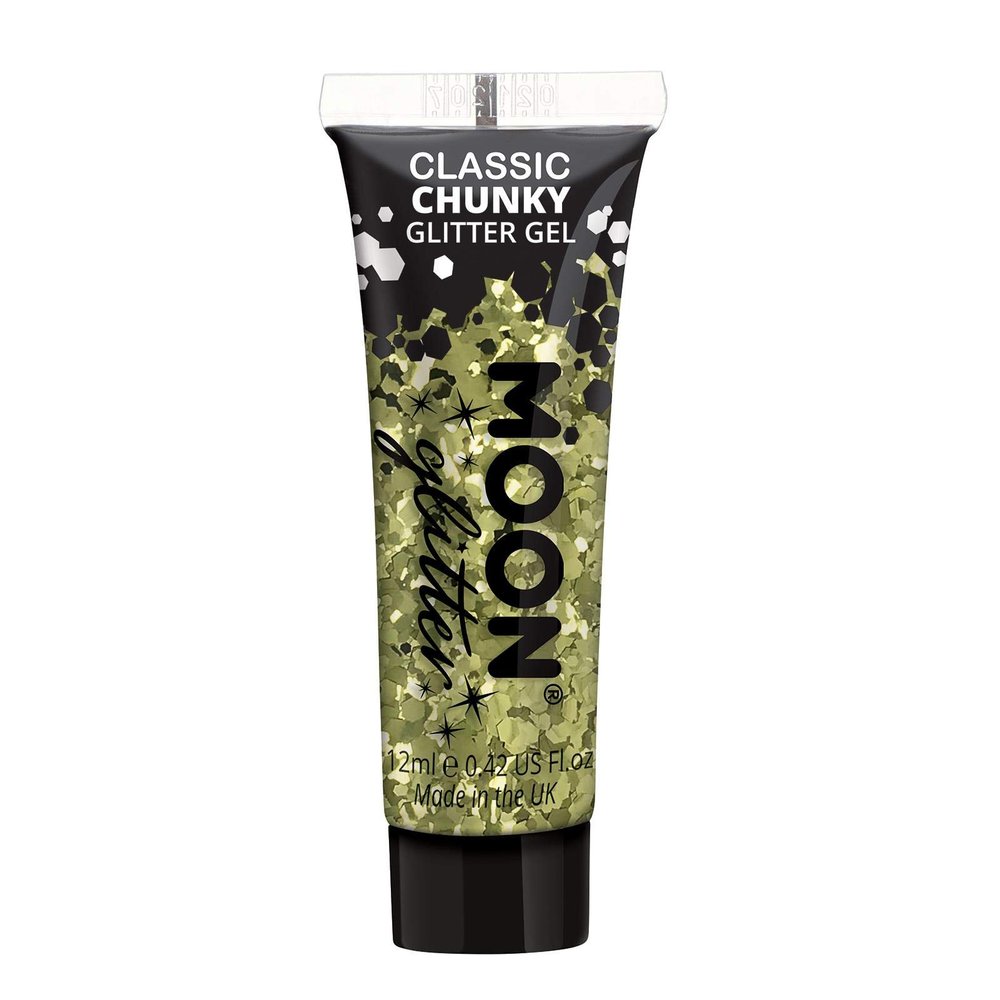 Chunky Glitter Gel in Moon Glitter Classic by Smiffys