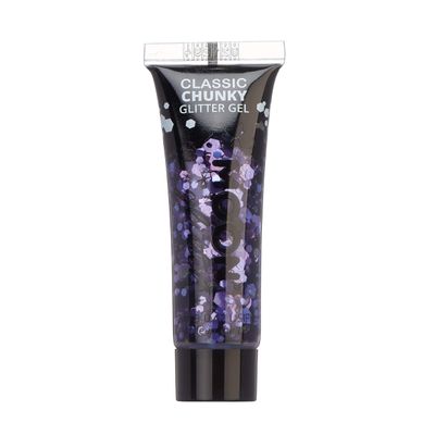 Moon Glitter Classic Chunky Glitter Gel, Lilac, Single, 12ml