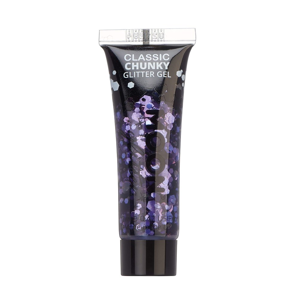 Moon Glitter Classic Chunky Glitter Gel, Lilac, Single, 12ml