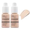 2 Pack PHOERA Foundation 101 Porcelain Makeup,Full Coverage Foundation for Women and Girls(101 Porcelain) view 1