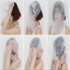 Makeup Protector Disposable Cover Sheet Clothing Garment Cosmetic Stain Guard Hair Hood Changing Room Supply (A) 50pcs) view 2