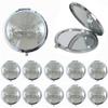12 Pcs Silver Masquerade Mask Compact Mirrors - Quinceanera/Sweet 16/ Bridal Shower/Birthday Favors for Guests view 1