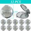 12 Pcs Silver Masquerade Mask Compact Mirrors - Quinceanera/Sweet 16/ Bridal Shower/Birthday Favors for Guests view 2