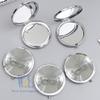 12 Pcs Silver Masquerade Mask Compact Mirrors - Quinceanera/Sweet 16/ Bridal Shower/Birthday Favors for Guests view 4