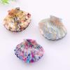 Women Acetate Shell Hair Claw Clip Hair Clamp Fashion Hairpin Accessories for Half Updos (Purple) view 3