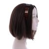 1.5 Inch Swirl Plastic Headband with Teeth - Set of 3-Orange view 3