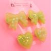 Big Bows & Hearts - Lime view 2