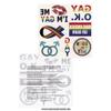 10 x Gay Tattoo Card - 7 temporary designs - CSD Gay Pride Festival (10) view 1