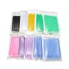 SoundsBeauty Disposable Cleaning Swab Eyelash Extension Lint Free Tool Makeup Brushes, Pack of 100 Yellow + L view 2