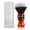 Anbbas Synthetic Badger Shaving Brush with Resin Handle,Nylon Bristles Hair Lathering Foam Brush for Men Travel Professional Wet Shaving(Amber,24 mm Knot) view 1