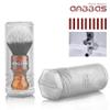 Anbbas Synthetic Badger Shaving Brush with Resin Handle,Nylon Bristles Hair Lathering Foam Brush for Men Travel Professional Wet Shaving(Amber,24 mm Knot) view 4