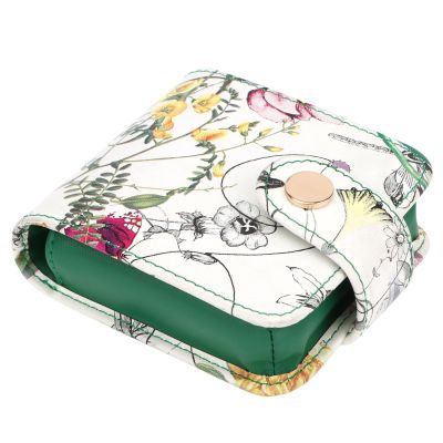 kilofly Genuine Leather Double Lipstick Case Cosmetic Makeup Holder + Gift Box