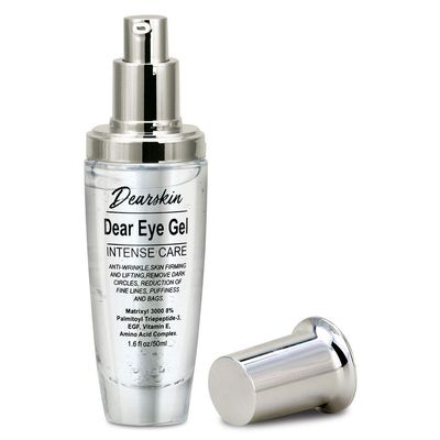 Dearskin Eye Gel Dark Circles and Puffiness, Soft & Smooth Eye Gel for Dark Circles and Wrinkles with Matrixyl 3000 8% Aloe Vera and Botanical Hyaluronic Natural Formula