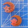 Cresent Moons - Copper/Orange/Abalone view 3