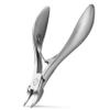 FERYES Toenail Clippers for Thick, Ingrown Toenails - Large Handle Toenail Cutters, Ingrown Tools 4R14 Stainless Steel Nail Clippers - Silver view 1