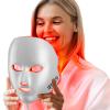 NEWKEY Red Light Therapy Mask for Face,7 Colors LED Face Mask Light Therapy, At-Home Photon Skin Care Beauty Mask for Anti Wrinkles Acne Reduction view 1