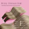 Moresoo Ombre Tape in Extensions Human Hair Balayage Brown to Light Brown Mixed Blonde Hair Extensions Tape in Human Hair Seamless Glue in Extensions Real Human Hair 22 Inch #3/8/22 20pcs 50g view 2
