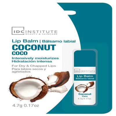 Idc Institute Idc Inst.Lip Balm Coconut 3268Idc - 1 Unidad, Deja la superficie donde se ha aplicado perfectamente suave e hid