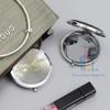 12 Pcs Silver Masquerade Mask Compact Mirrors - Quinceanera/Sweet 16/ Birthday Favors for Guests view 3