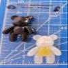 B/W Teddy Bears view 4