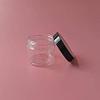 10Pcs 50g 50ml/1.8oz Round Empty Refillable Clear Plastic Jars Pot With Black Screw Lids For Toners Lip Balms Lotion Cream Cosmetic Samples Powder Makeup Storage Eye Shadow Container view 2
