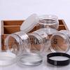 10Pcs 50g 50ml/1.8oz Round Empty Refillable Clear Plastic Jars Pot With Black Screw Lids For Toners Lip Balms Lotion Cream Cosmetic Samples Powder Makeup Storage Eye Shadow Container view 4