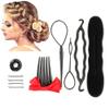 9PCS Magic Hair Braided Tool French Hair Styling Clip Diy Hair Braiding Tool Twist Plait Hair Bun Maker Pony Tail Hair Accessories For Women Girls view 1