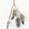 Set of 6 Feather Hair Clips Colourful Boho Hippie Hair Extensions Headdress with Feather Clip Comb Hairpin Headband DIY Accessories for Lady Women (B#) view 3