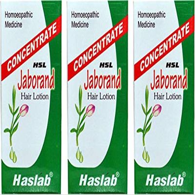 Homeo Homes Jaborand Hair Lotion (Pack of 3) (75 ml) for Men & Women, Chemically Treated Hair, Clear, Unscented, Unisex-Adults