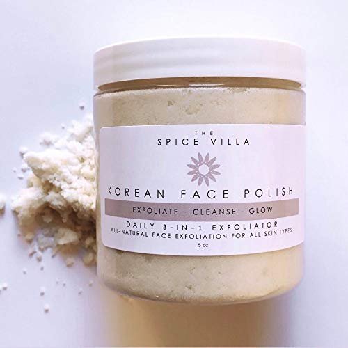Korean Face Polish | Gentle Daily Exfoliation Face Scrub | Exfoliate, Cleanse, Glow Face Scrub