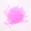 100PCS 8CM Disposable Plastic Cosmetic Face Pack Spoon Spatula Facial Cream Mini Scoop Mud Face Pack Stirrer Muddler Applicator DIY Beauty Tool (Pink) view 3