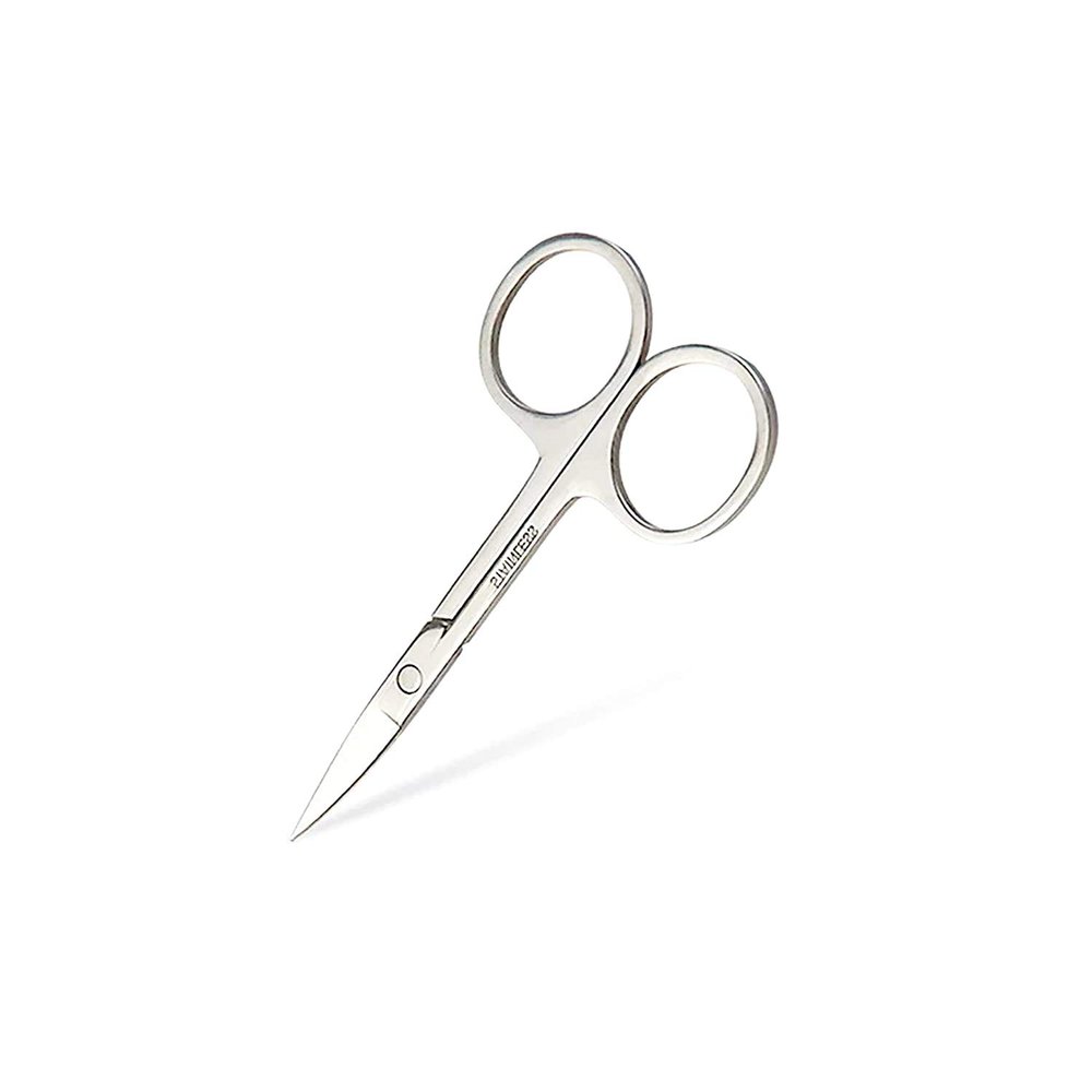 BNP 1Pc Stainless Steel Manicure Scissors Facial Hair Eyebrow False Eyelash Scissor Eyebrow Trimmer Eyebrow Eyelashes Nose Hair Scissor Nail Makeup