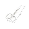BNP 1Pc Stainless Steel Manicure Scissors Facial Hair Eyebrow False Eyelash Scissor Eyebrow Trimmer Eyebrow Eyelashes Nose Hair Scissor Nail Makeup view 2