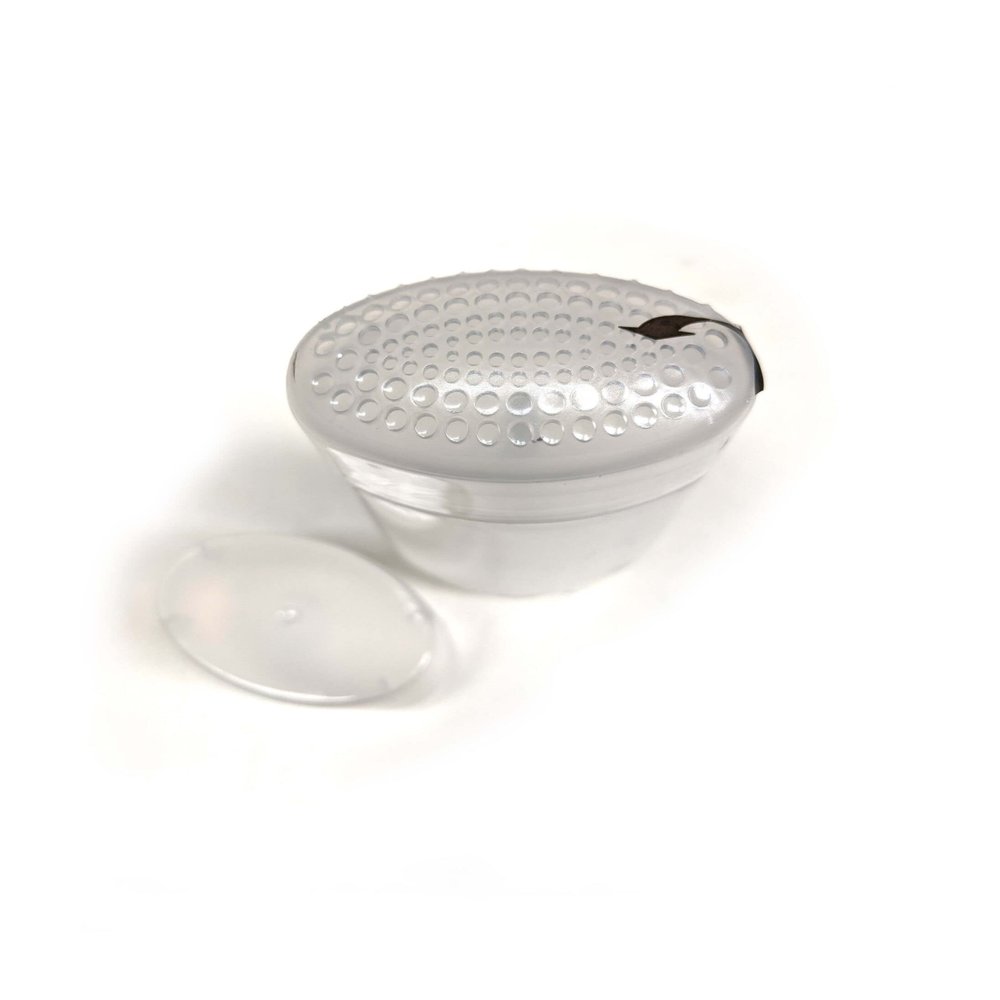 Empty Gel Deodorant Containers - BPA Free Plastic, Twist-up, 2.5 oz, Top-Fill, Gel squeezes up through holes in the top