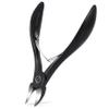 FERYES Toenail Clippers for Thick, Ingrown Toenails - Large Handle Toenail Cutters, Ingrown Tools 4R13 Stainless Steel Nail Clippers - Black view 1