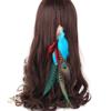 1 Pc Women Lady Feather Hair Clips Handmade Boho Hippie Hair Extensions with Feather Clip Comb Hairpin Headdress DIY Accessories (A#) view 1