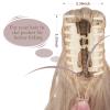 Sofeiyan 13" Ponytail Extension Long Curly Ponytail Clip in Claw Hair Extension Natural Looking Synthetic Hairpiece for Women, Light Ash Brown & Bleach Blonde view 4