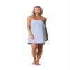 Turkish Linen Womens Waffle Spa Body Wrap with Adjustable Closure (Small/Medium, Light Blue) view 1